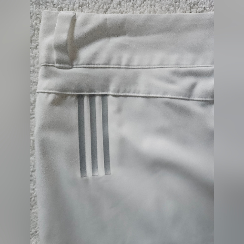 ADIDAS White Athletic Golf Tennis 3-Stripes White Skort | SZ 4 - Picture 6 of 11